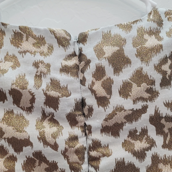 💕 Cherokee Metallic Animal Print Top Girls Size Large 10-12 - Picture 8 of 12
